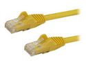 Startech 100ft CAT6 Ethernet Cable, 10 Gigabit Snagless RJ45 650MHz 100W PoE Patch Cord, CAT 6 10GbE UTP Network Cable w/Strain Relief, Yellow, Wiring is UL Certified/TIA