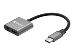 USB-C til hodetelefonjakk / ladeadapter