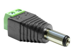 Adapter DC 2.1 x 5.5 mm male > Terminal Block