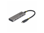 Hub - 4-porter, 10 Gbps, 100 W PD-lading, overstrømsbeskyttelse, PCR-aluminium