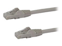 Startech 100ft CAT6 Ethernet Cable, 10 Gigabit Snagless RJ45 650MHz 100W PoE Patch Cord, CAT 6 10GbE UTP Network Cable w/Strain Relief, Gray, Wiring is UL Certified/TIA