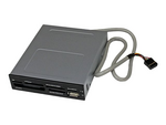 3.5in Front Bay 22-in-1 USB 2.0 Internal Multi Media Memory Card Reader with Simultaneous Access